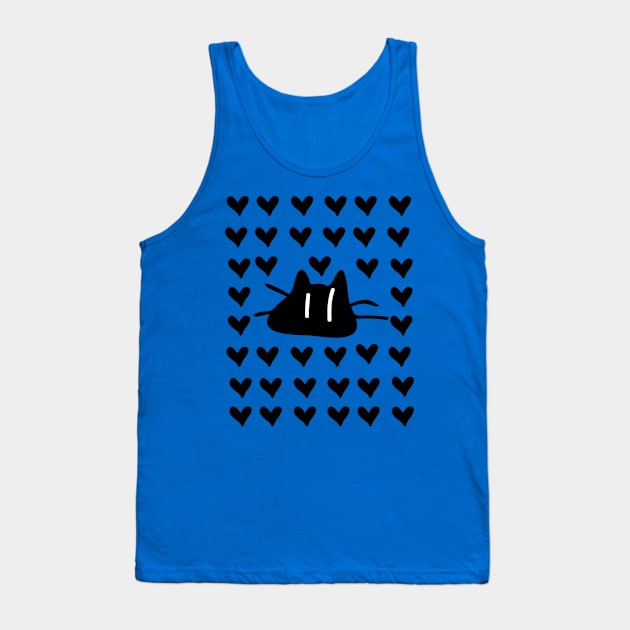 LOVE LOVE CAT Tank Top by CindyS